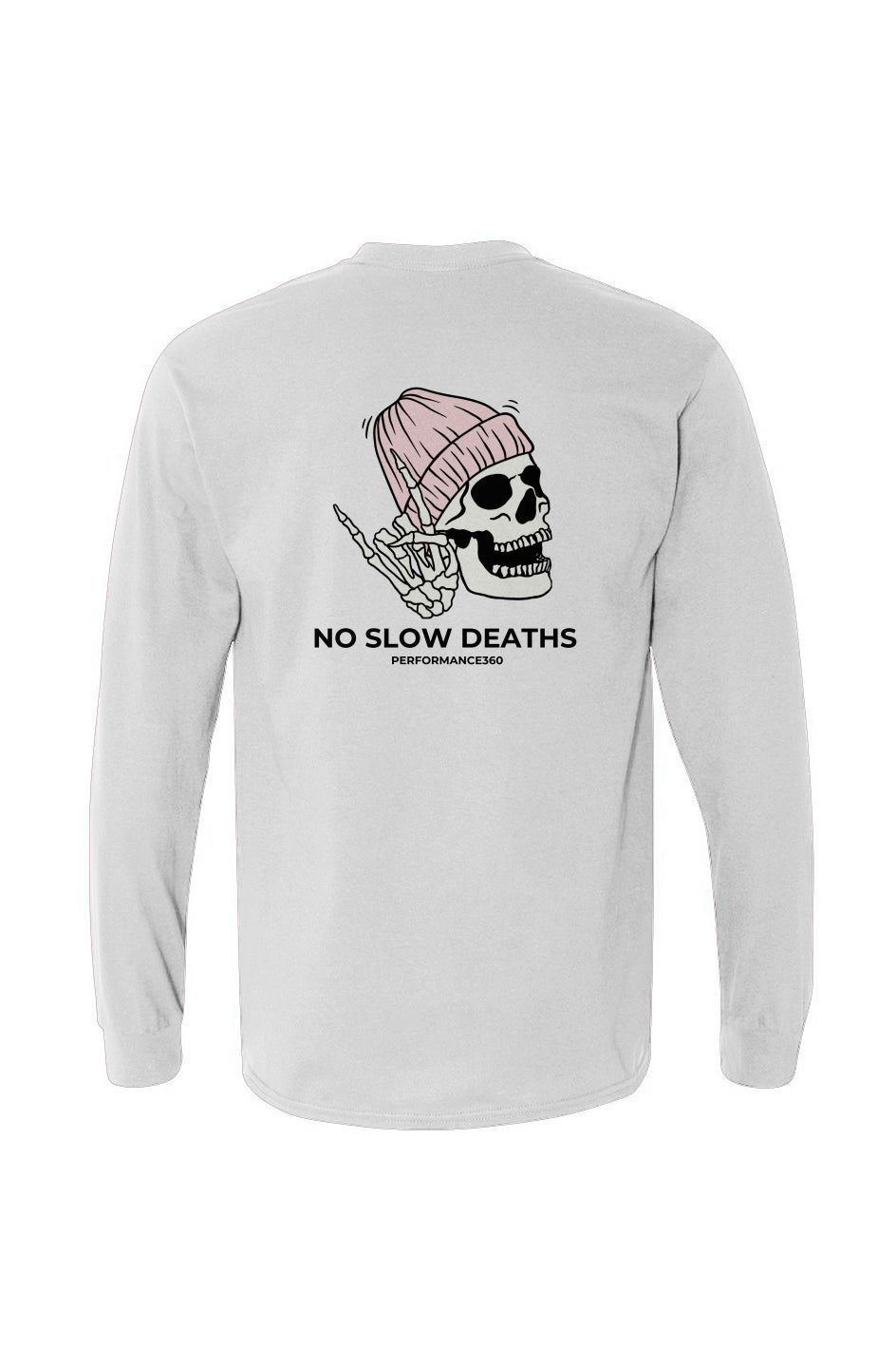 Gildan Heavy Cotton Long Sleeve Tee - No Slow Deaths