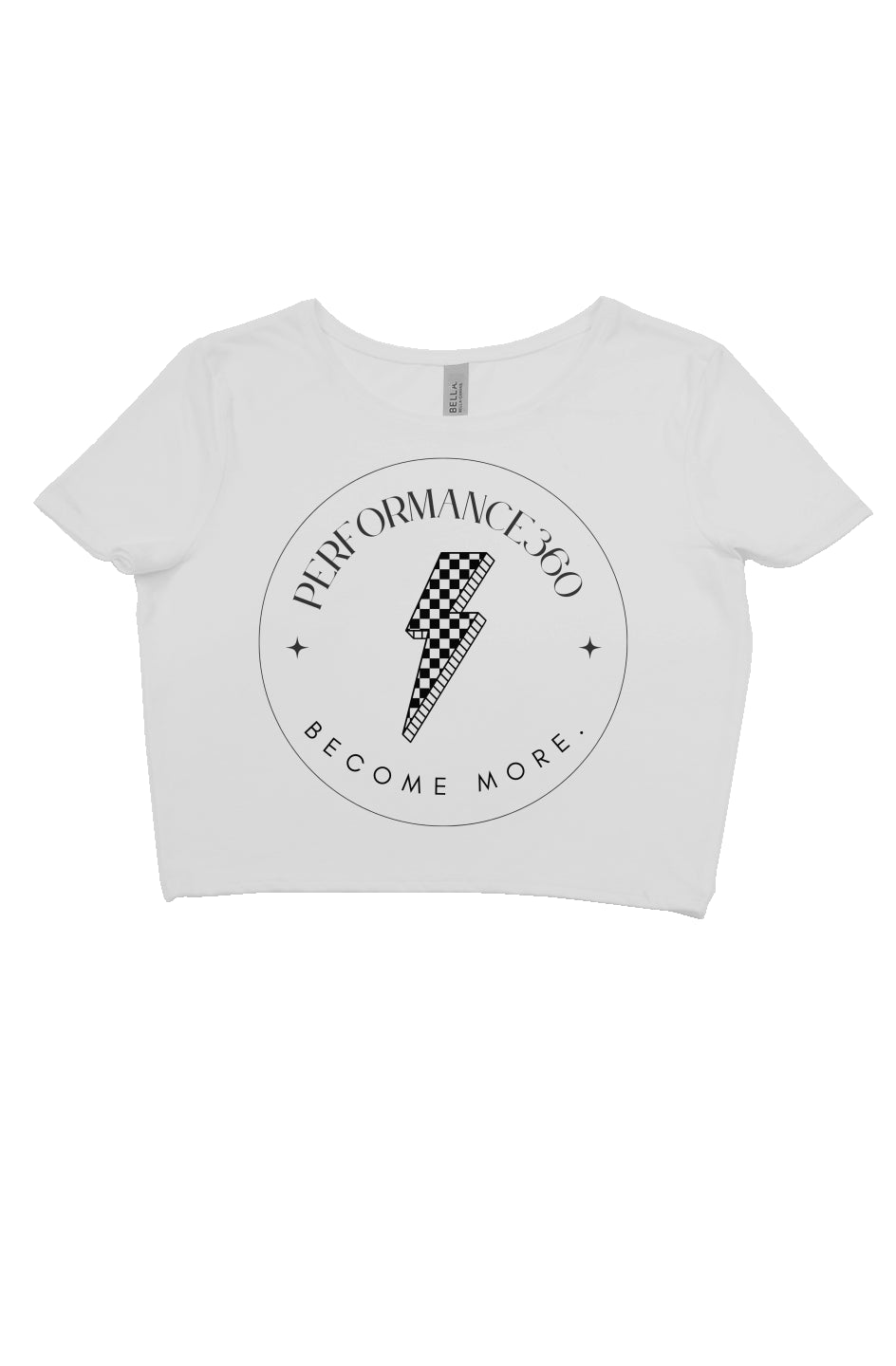 athletic fit crop tee