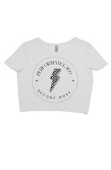 athletic fit crop tee
