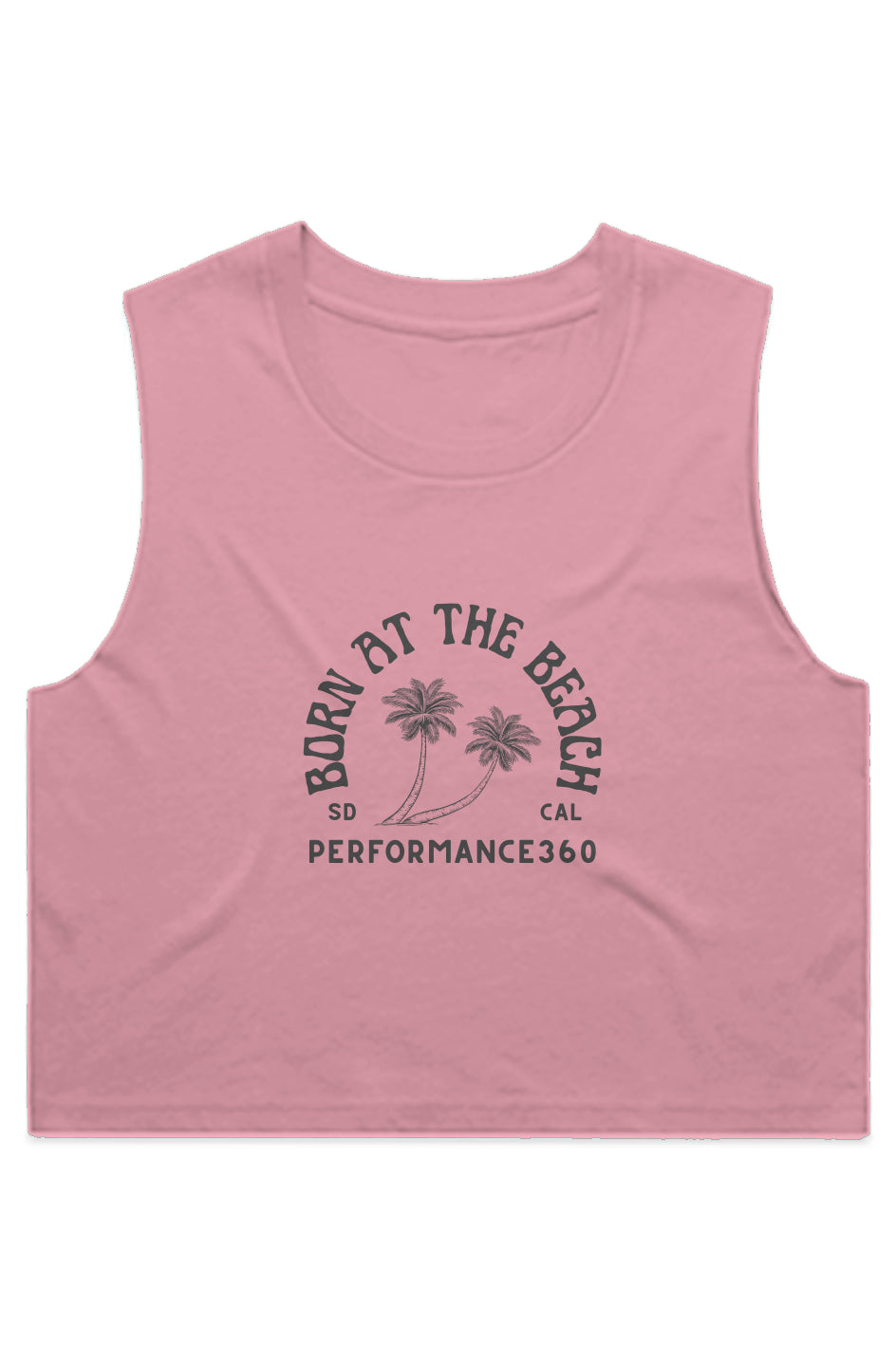 WO'S CROP TANK - Born at the Beach
