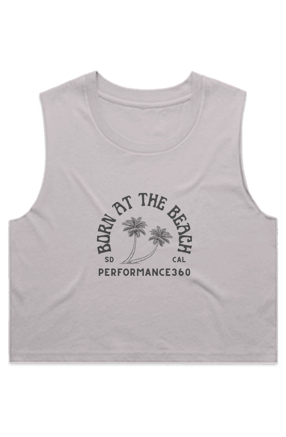 WO'S CROP TANK - Born at the Beach